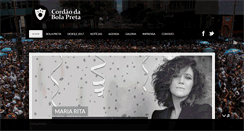 Desktop Screenshot of cordaodabolapreta.com.br
